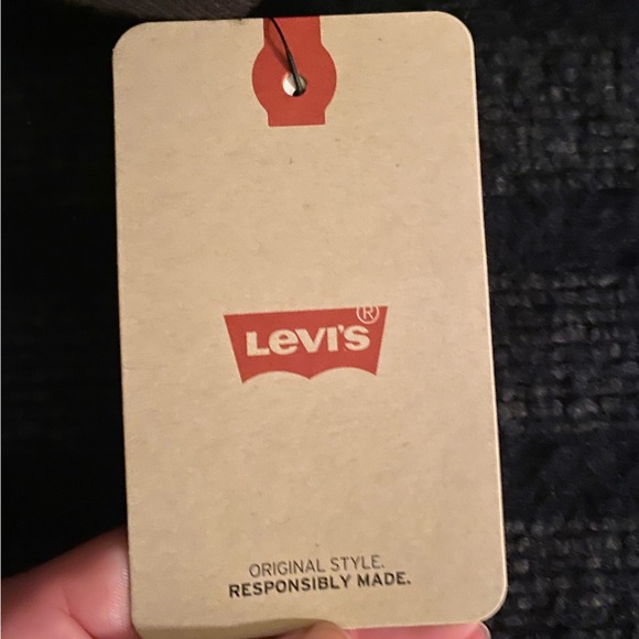 Authentic Brand New Mens Levi’s Brown Leather Jacket with Sherpa Lining size XL - Picture 14 of 14